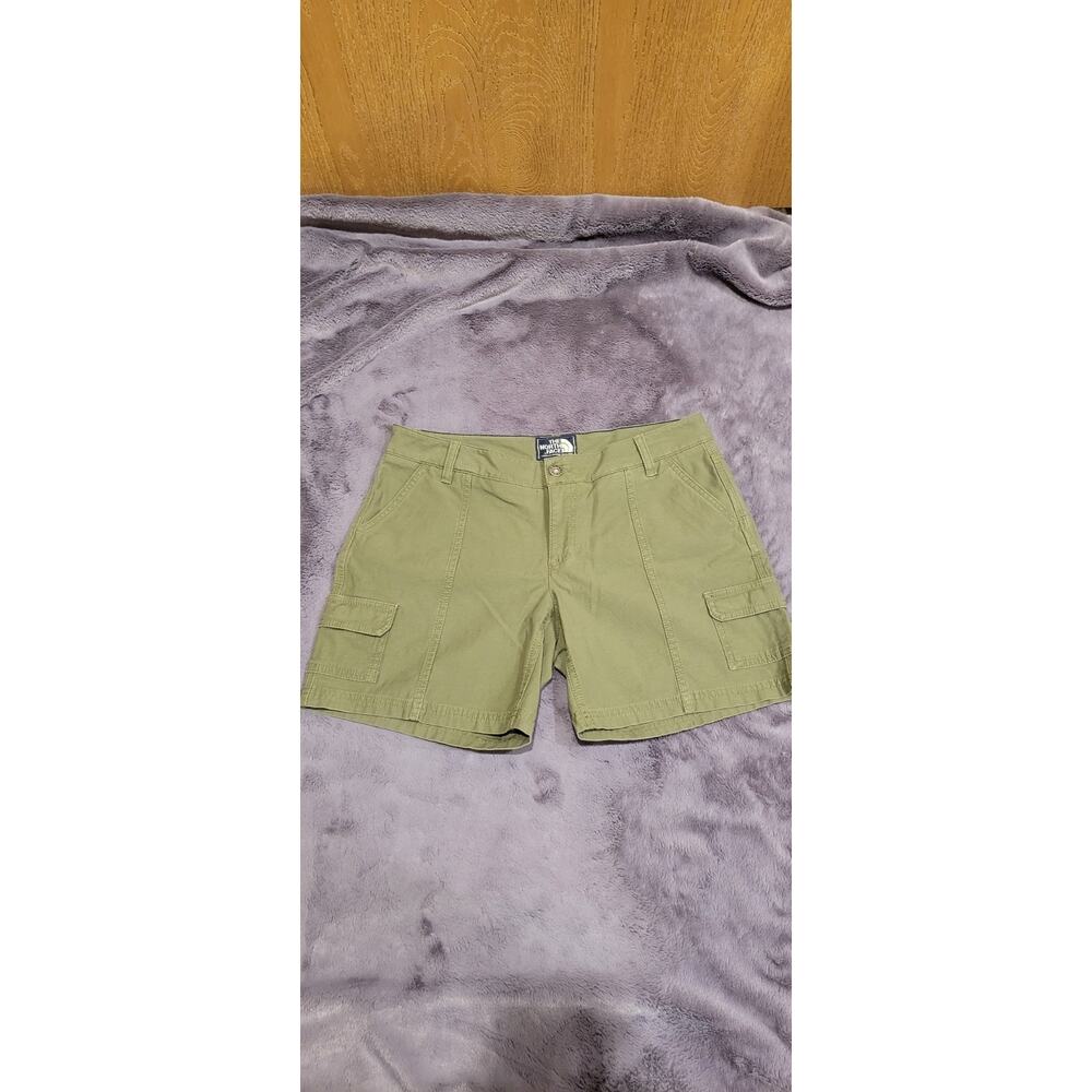 The North Face Women's Cargo Shorts Size 4 Long Green Hiking Outdoor Utility